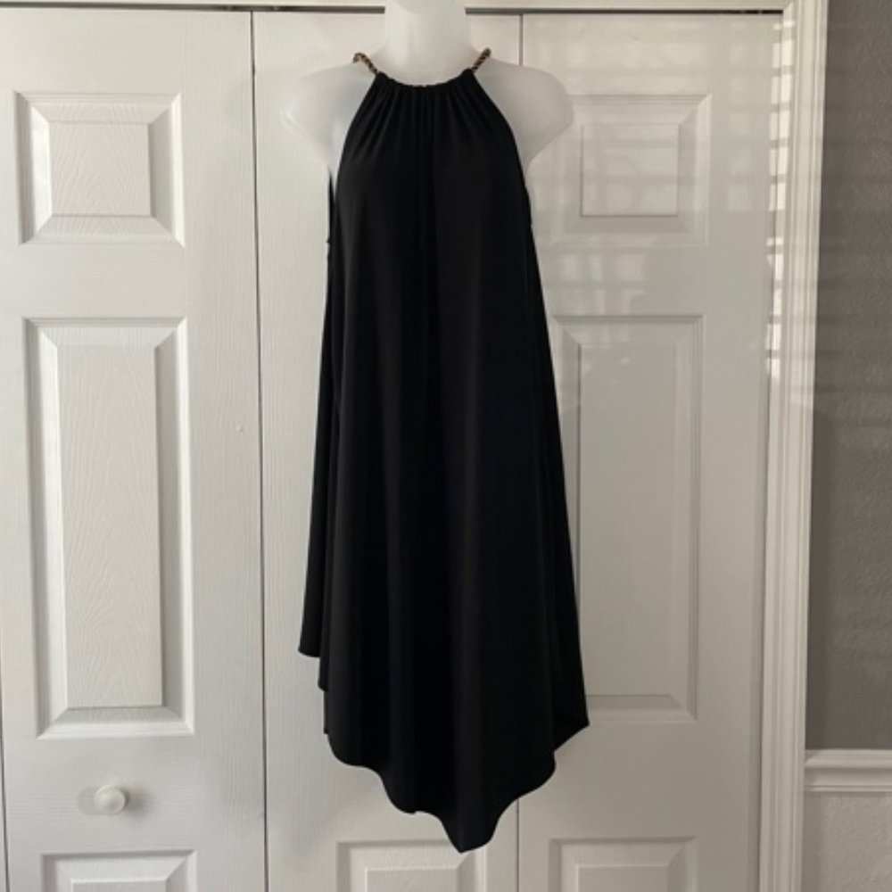 Prelude Asymmetrical High/Low Halter Dress NWT